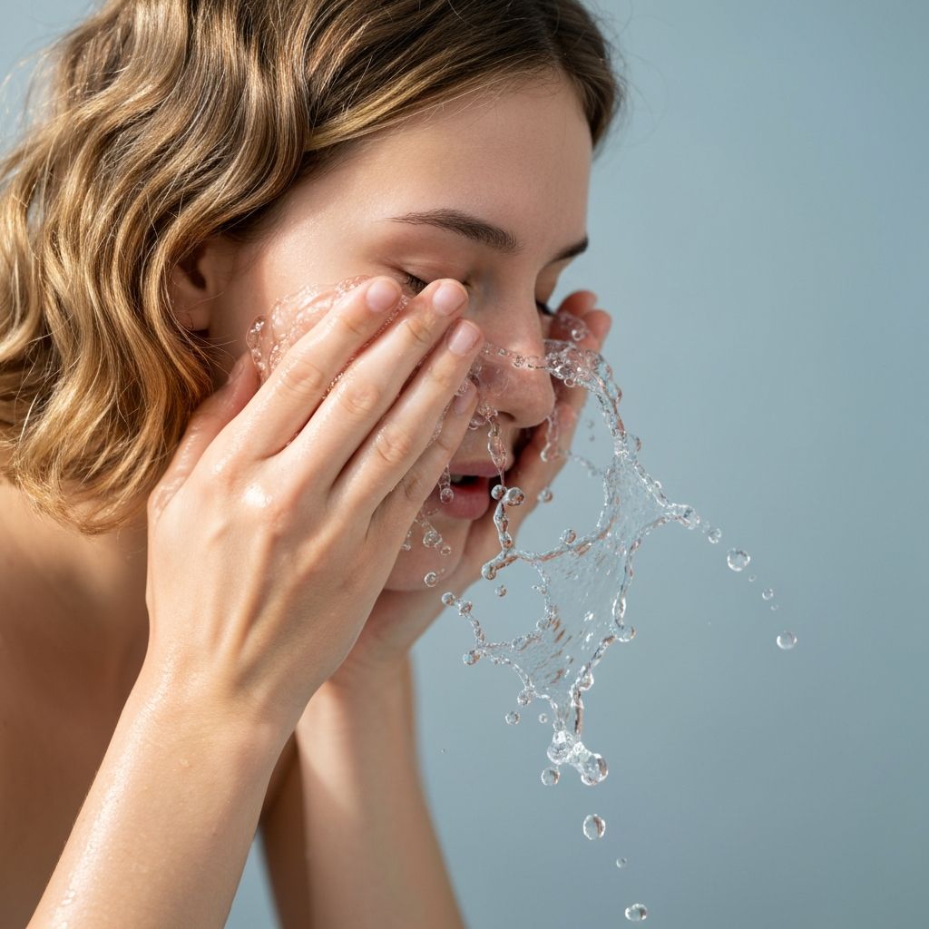 Limpieza facial suave